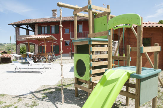 Area giocho bimbi e solarium